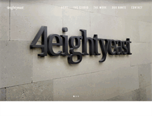 Tablet Screenshot of 4eightyeast.com